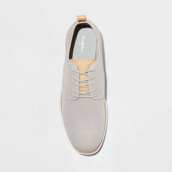 Goodfellow & Co - Men's Lace Up Casual Knit Dress Sh Gray - Picture 3 of 4